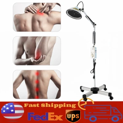 Lámpara infrarroja lejana dispositivo de calefacción alivio del dolor 250W 110V lámpara mineral de acupuntura Foto 1 de 4