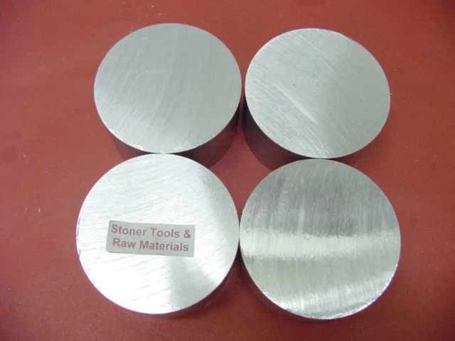 4 Pieces 2" ALUMINUM 6061 ROUND ROD 1" long T6511 Extruded Lathe Solid Bar Stock - Image 1 of 1