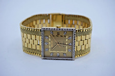 JUVENIA Date-Date Diamond 18K Yellow Gold Automatic Unisex Wristwatch