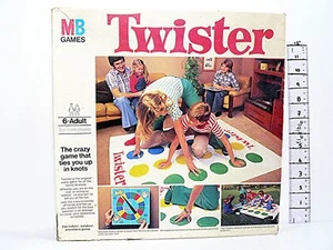 Vintage 1970's MB Games TWISTER Family Party Game in a VGC 1977 - Picture 1 of 12