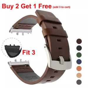 Leder Band Uhrenarmband für Samsung Galaxy Fit 3 SM-R390 Ersatz Armband - Bild 1 von 29