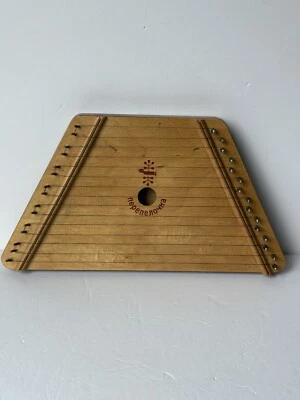 Vtg The Music Maker Nepenenoyka Wooden Lap Harp Musical Instrument Made In USSR - Image 1 of 4