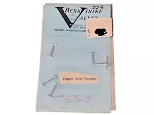 Berkshire Valley #553 Hand Tire Pumps (6 pcs) - O Scale White Metal - Picture 1 of 2