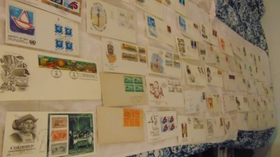 50 VINTAGE USA;UN AND WORLD FDC'S & SPECIAL EVENT COVERS;LOT # 1 - Image 1 of 4