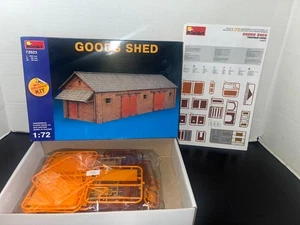 New MiniArt 1:72 Plastic Model Kit 72023 Goods Shed NIB - Picture 1 of 6