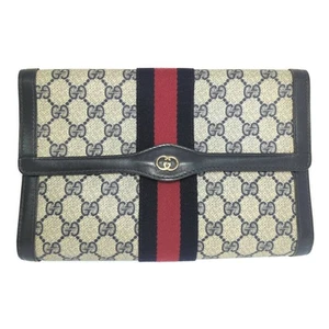 GUCCI Leder Clutch Tasche Vintage Original Aus Japan - Bild 1 von 24