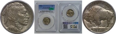 1916 Buffalo Nickel   PCGS AU-58  CAC - Image 1 of 3