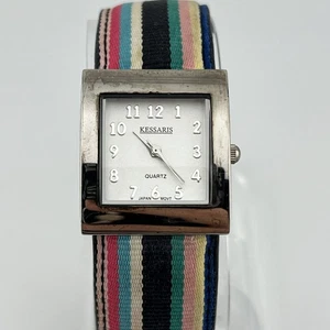 Reloj Kessaris Mujer Estuche 25mm Colorido Lona Brazalete Banda - Batería Nueva - Imagen 1 de 6