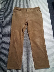 Banana Republic High Rise Slim Corduroy Pants Tan Women’s Size 30/10 - Picture 1 of 6