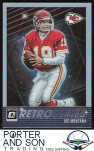 Joe Montana Holo Retro Series 2021 Optic #RS-JM Kansas City Chiefs Football - Picture 1 of 2