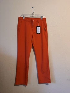 Titleist Men’s Golf Pants Size 32 Orange NWT Performance Stretch Lightweight - Picture 1 of 4