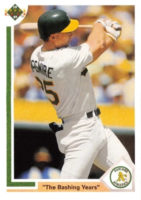Mark McGwire Athletics 1990 Upper Deck Baseball #656 - Image 1 of 2