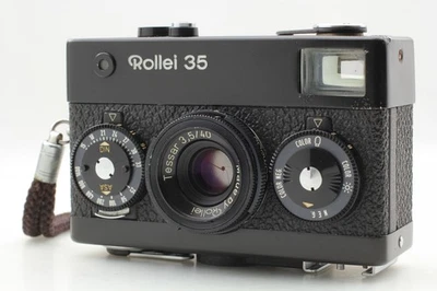 Meter works [Near MINT] Rollei 35 Black 35mm Film Camera 40mm f/3.5 Lens JAPAN - Image 1 of 4