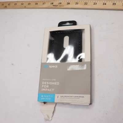 Funda Gel Duradera Speck Speck Presidio Lite Series para LG Stylo 5 Negra Foto 1 de 4