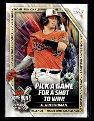 Adley Rutschman - 2023 Topps Home Run Challenge (Series Two) UNUSED Orioles - Image 1 of 2