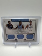 2016 National Treasures Collegiate Triple Patch Johnson Tokoto Paige /99 UNC