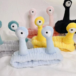 Womens Cute Cartoon Funny Big Eye Snail Headband Girls Hair Band Party Makeu ⁿ - Picture 1 of 16