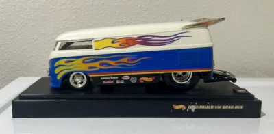 VW Drag Bus Hot Wheels PERSONALIZADO 1:18 Diecast SERIE COLECCIONABLES NOS Foto 1 de 4