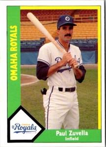 1990 CMC Paul Zuvella #197 Omaha Royals