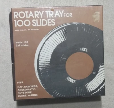 Airequipt Rotary Tray for 100 2x2 Slides Sealed Package Fits Several Projectors - Image 1 of 4