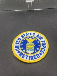 United States Air Force Retired Sew On Patch 3" - Picture 1 of 2