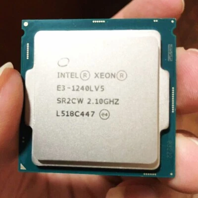 Intel Xeon E3-1240L V5 2.1GHz 4Core 25W LGA 1151 SR2CW CPU Processor - Image 1 of 2