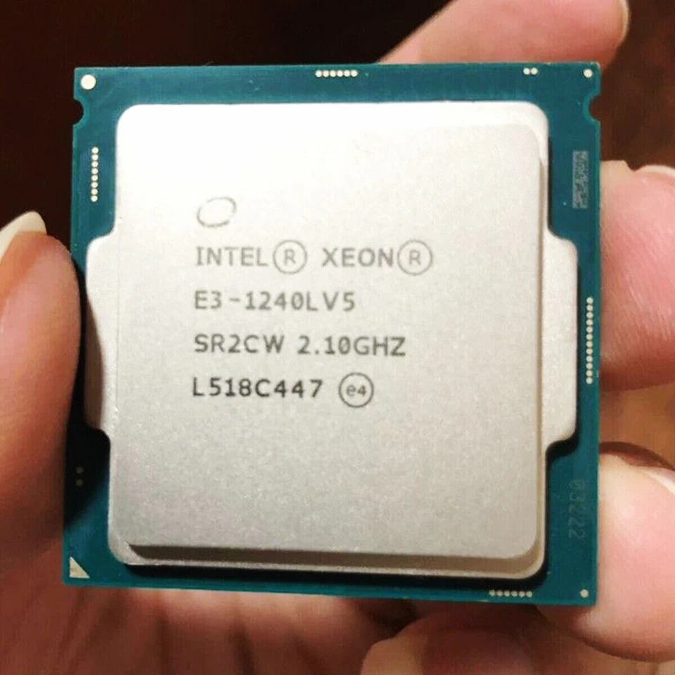 Intel Xeon E3-1240L V5 2.1GHz 4Core 25W LGA 1151 SR2CW CPU Processor - Image 1 of 2