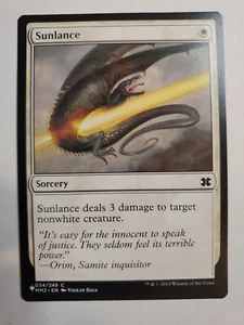 MTG Magic The Gathering Card Sunlance Sorcery White Fate Reforged 2015 - Picture 1 of 2