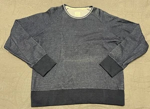 Rag And Bone Standard Issue Grey Knit Sweater Textured Size XL Cotton - Picture 1 of 5