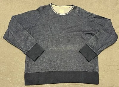 Rag And Bone Standard Issue Grey Knit Sweater Textured Size XL Cotton  - Image 1 of 4