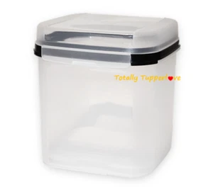 Tupperware #3 Signature Line Modular Mates Square w/ Grid Insert 17 Cups Black - Picture 1 of 3