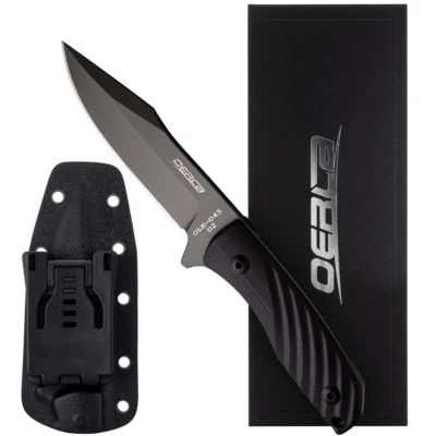 Oerla Field Knife Outdoor Duty D2 High Carbon Steel Camping Knife G10 Handle