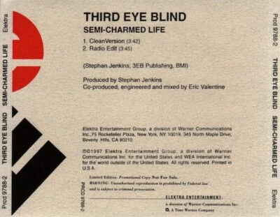 Third Eye Blind‎– Semi-Charmed Life (CD, Single Promo) V.G - Image 1 of 2
