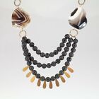 Sweet Evie 3 Strand Beaded & Agate Necklace 22