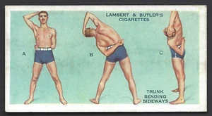 LAMBERT & BUTLER - KEEP FIT - #48 TRUNK BENDING SIDEWAYS - Picture 1 of 2