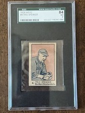 1926 W512 Strip Card Tris Speaker #4 SGC 7 HOF Pop 1 Only 1 Graded Higher 2523