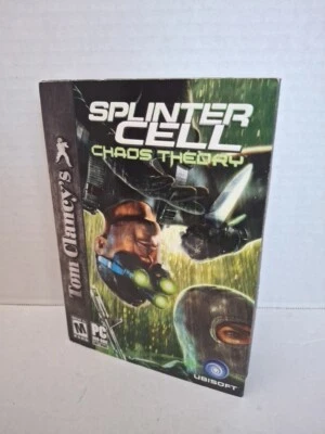 Tom Clancy's Splinter Cell: Chaos Theory (PC, 2005)Booklet , Slipcover &Key Code - Image 1 of 4