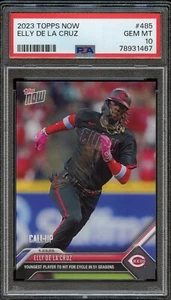 Topps Now 2023 Elly de la Cruz RC #485 PSA 10 - Imagen 1 de 2