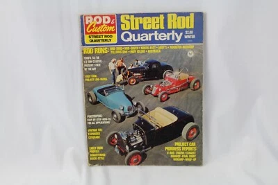 vintage 1971 ROD & CUSTOM STREET ROD QUARTERLY winter 71 magazine hot builds - Image 1 of 4