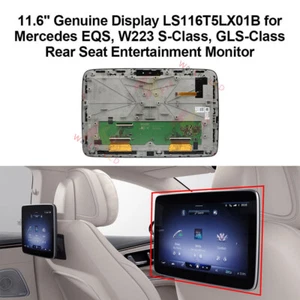 Monitor de entretenimiento en el asiento trasero de 11,6" pantalla genuina para Mercedes Clase S W223 - Imagen 1 de 6