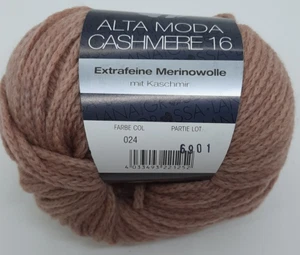 (159€/kg):  50 g LG ALTA MODA Cashmere 16, Pt. 6901,  Fb.024 # 7314 - Bild 1 von 1