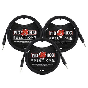 Pig Hog Solutions 3.5mm TRS to 3.5mm TRS Adapter Cable, 9ft - 3 Units - Picture 1 of 2