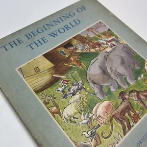 THE BEGINNING OF THE WORLD ~ Rare Vintage Children's Book ~ King James Version - Picture 1 of 18