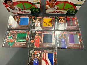 Tarjetas de parche de suéteres de novato de la NBA Hoops 2021 - Imagen 1 de 15