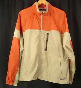 WEATHER-PACK By WEATHERPROOF Mens XL Brown Orange Full Zip Jacket Lightweight - Picture 1 of 6