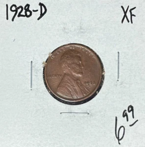 1928-D LINCOLN WHEAT CENT ~ XF ~NICE COIN~ - Picture 1 of 2