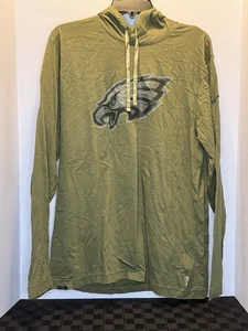 Mens Size Large Nike Dri Fit Philadelphia Eagles Salute To Service Hoodie - Picture 1 of 3