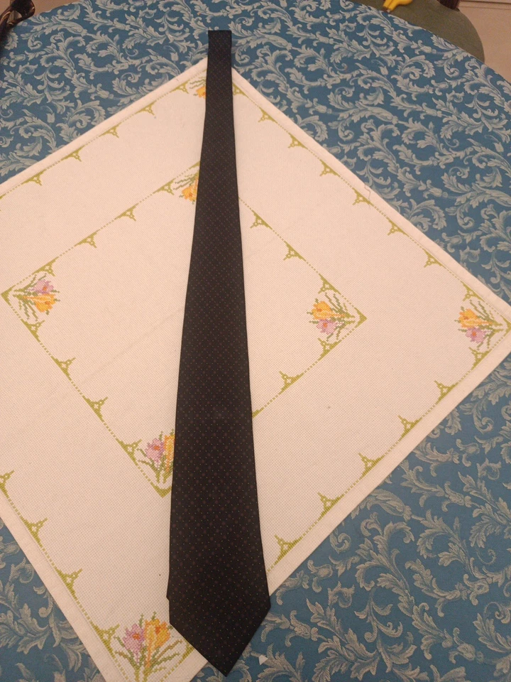 Cravatta   Sanseverino Napoli Originale Vintage Italy 100% seta silk  Rara  R1 - Immagine 1 di 4