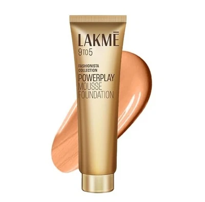 Lakme Powerplay Mousse Foundation Mini, Matte Finish, Full coverage, Lightweight - Image 1 of 4
