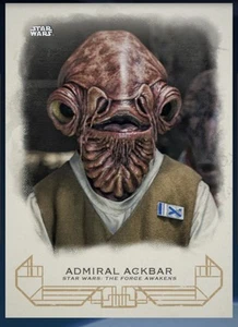 SWCT Galactic Heritage - Black - 160 - Admiral Ackbar (Digital) - Picture 1 of 3
